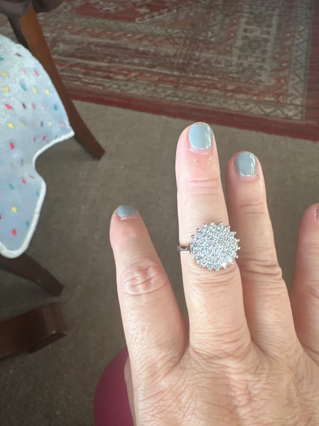 Sparkly Silver Ring - photo 2