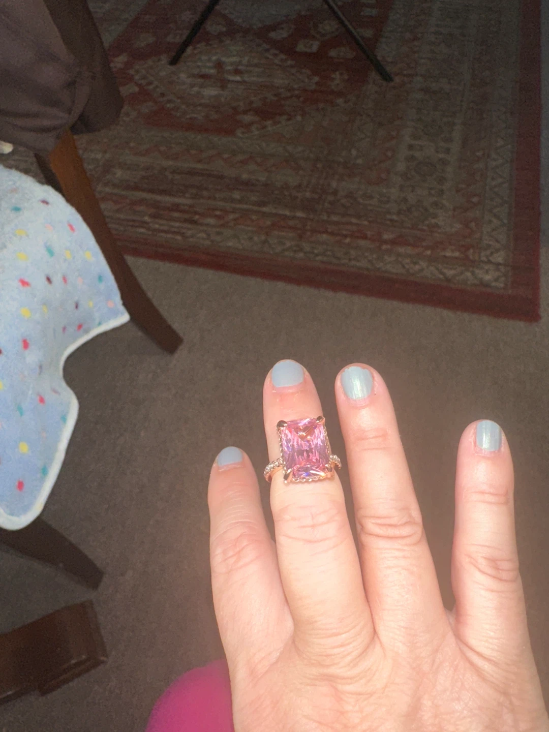 Pink Gemstone Ring