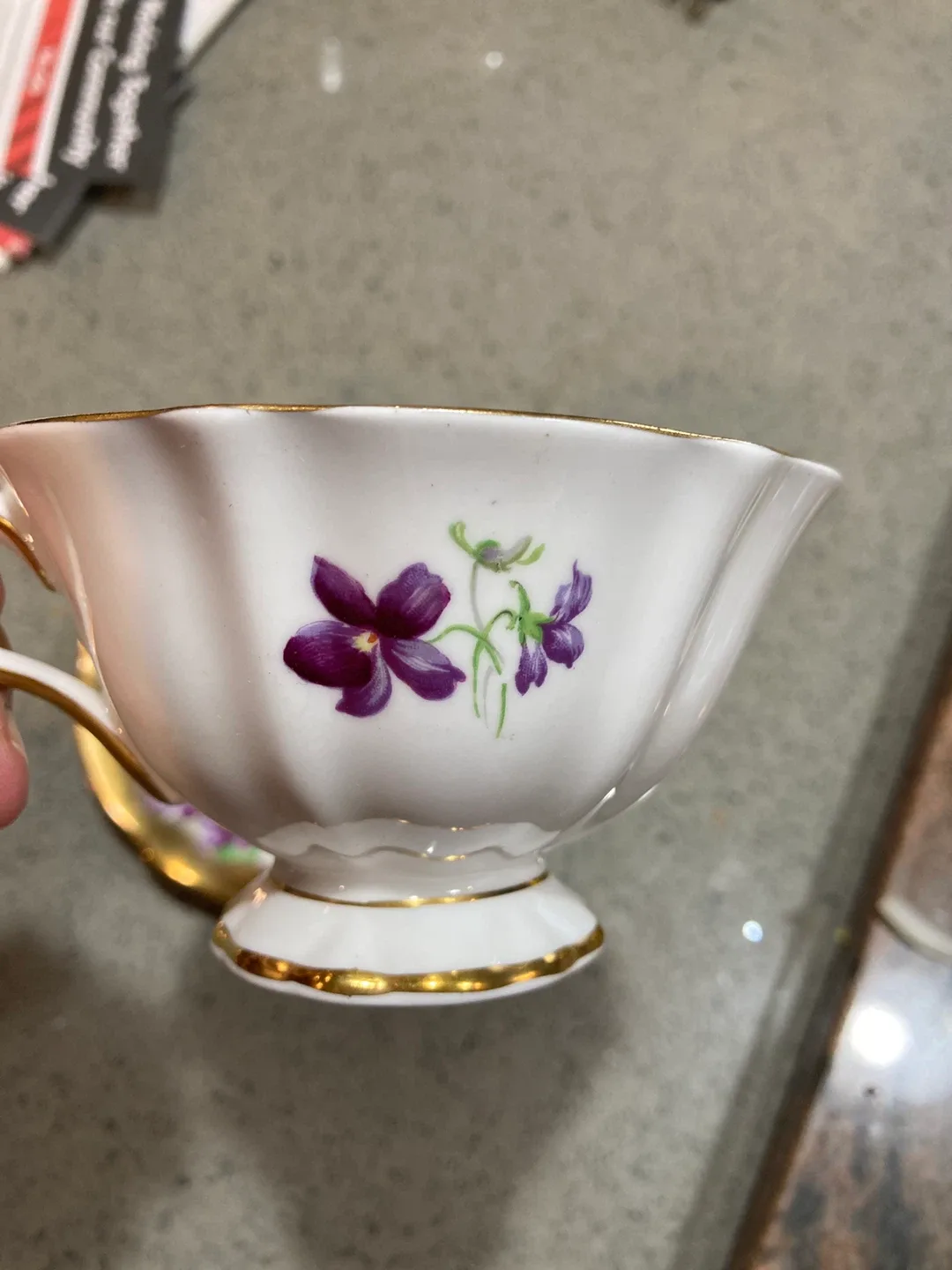 Queen Anne Bone China Teacup & Saucer image indicator(5)