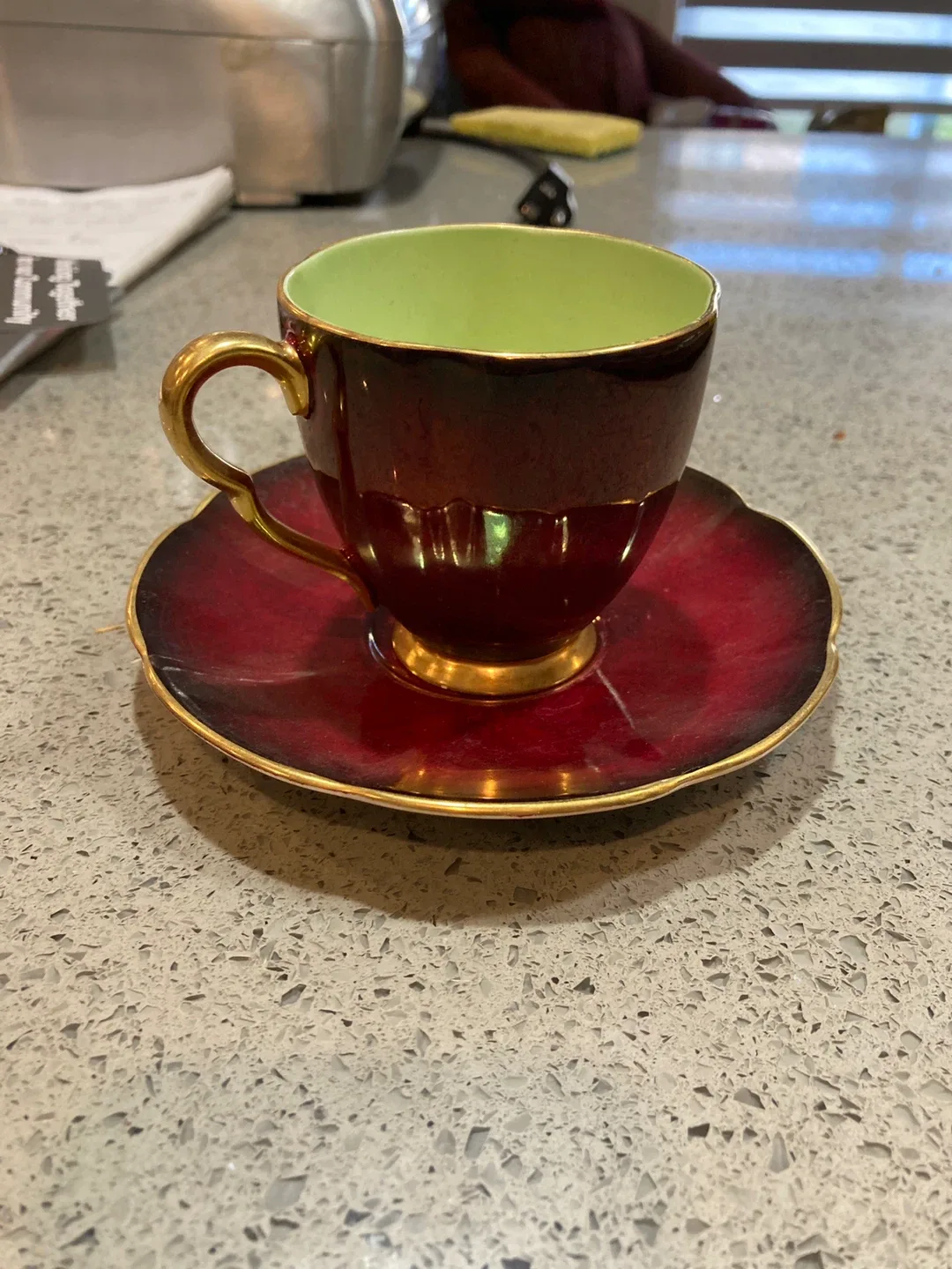 Carlton Ware Cup and Saucer - Made in England thumbnail
