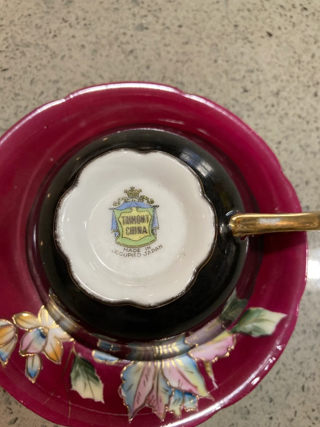 Trimont China Tea Cup & Saucer Set image indicator(4)