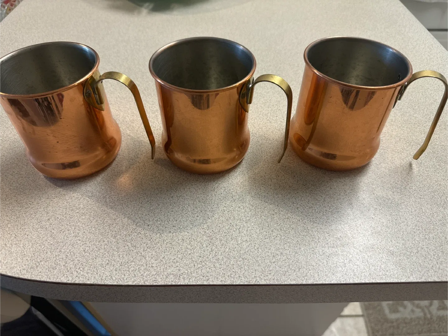 Set of 3 Copper Mugs thumbnail