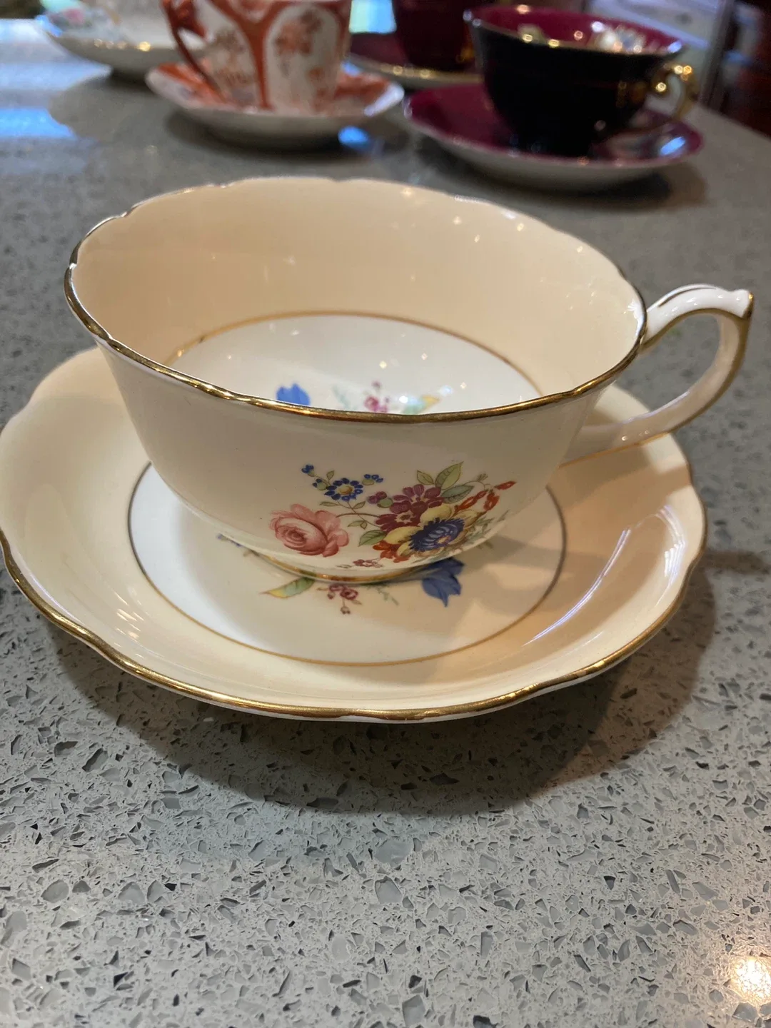 Hammersley Bone China Teacup and Saucer thumbnail