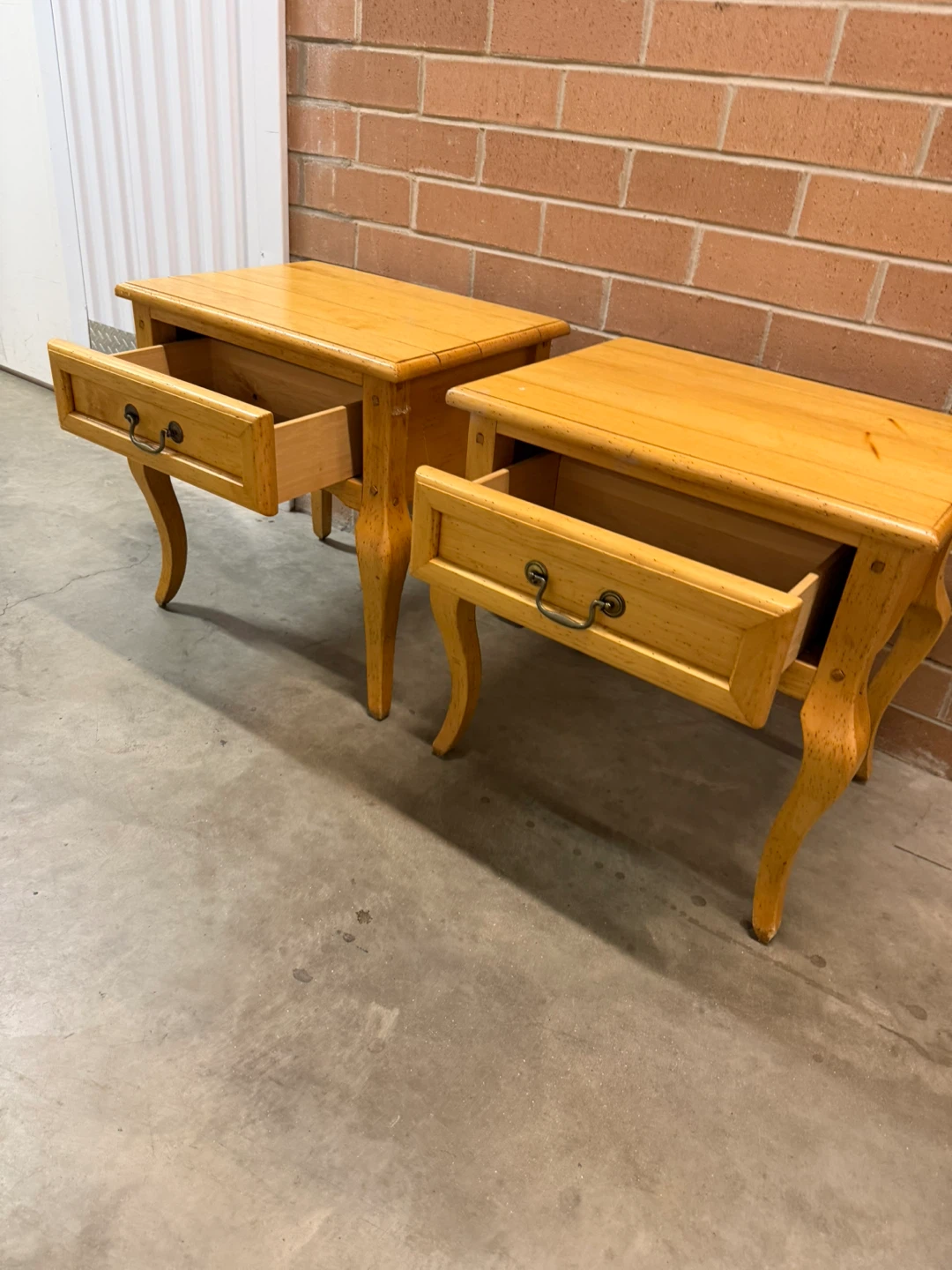 Matching Wooden Nightstands - Set of 2 - photo 5