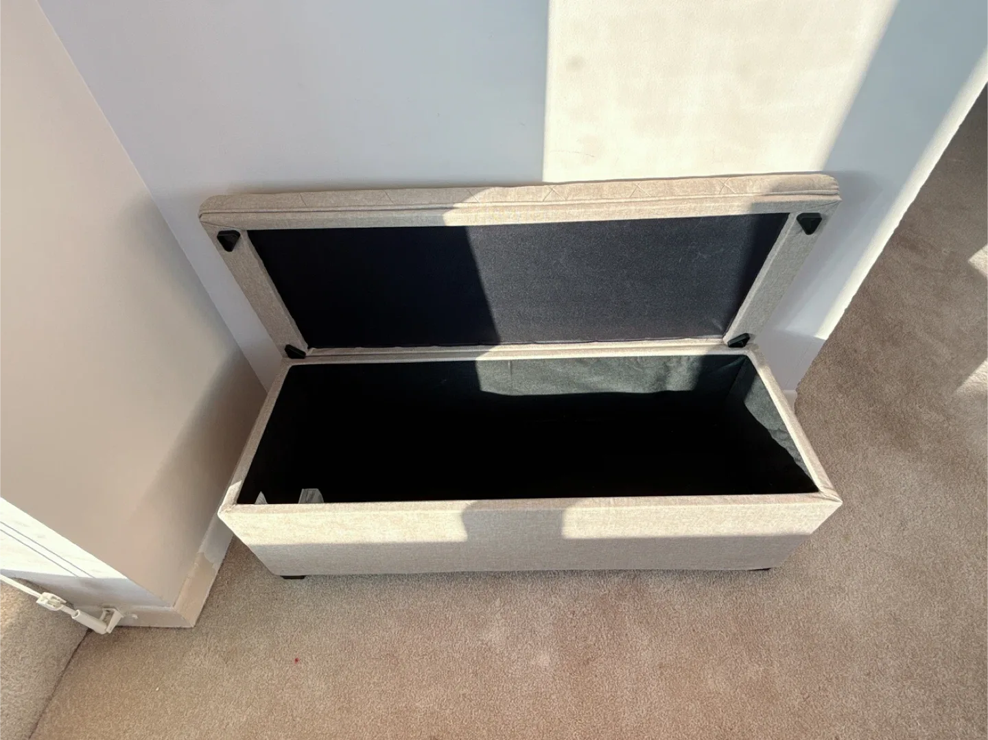 Brand New Storage Ottoman Bench – $80 image indicator(2)