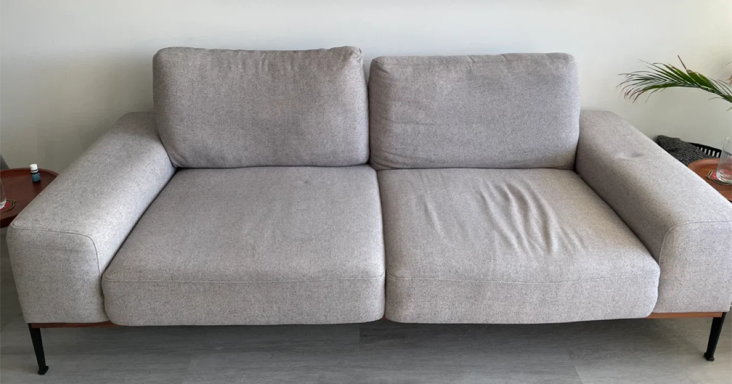 Light Grey Loveseat Sofa
