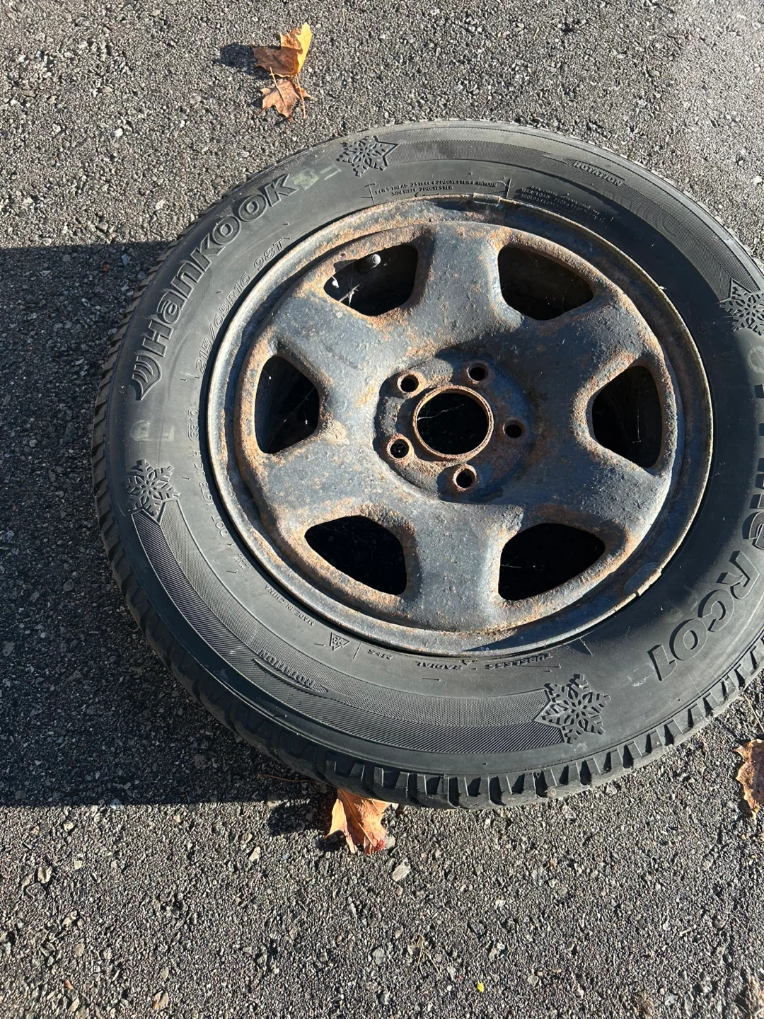 Hankook  winter Tires and Rims - Mazda 3 / 2015