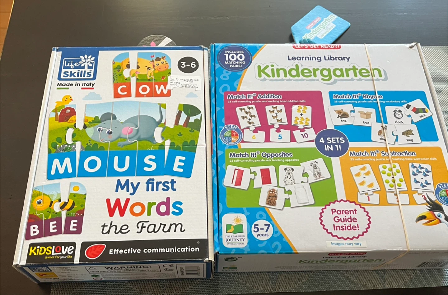 Life Skills My First Words Farm & Kindergarten Learning Library