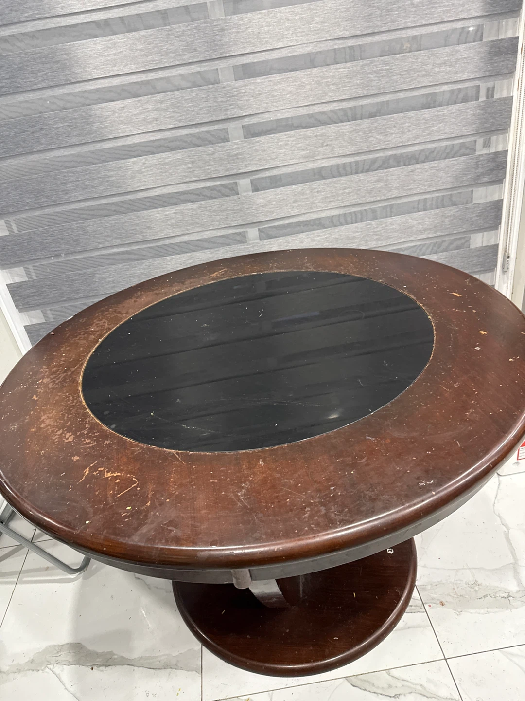 Round Wood Table