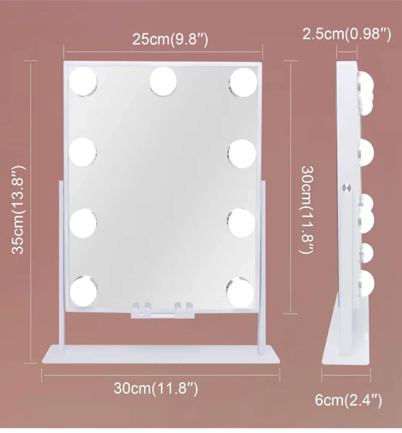 Hollywood Style Vanity Mirror with Lights image indicator(2)