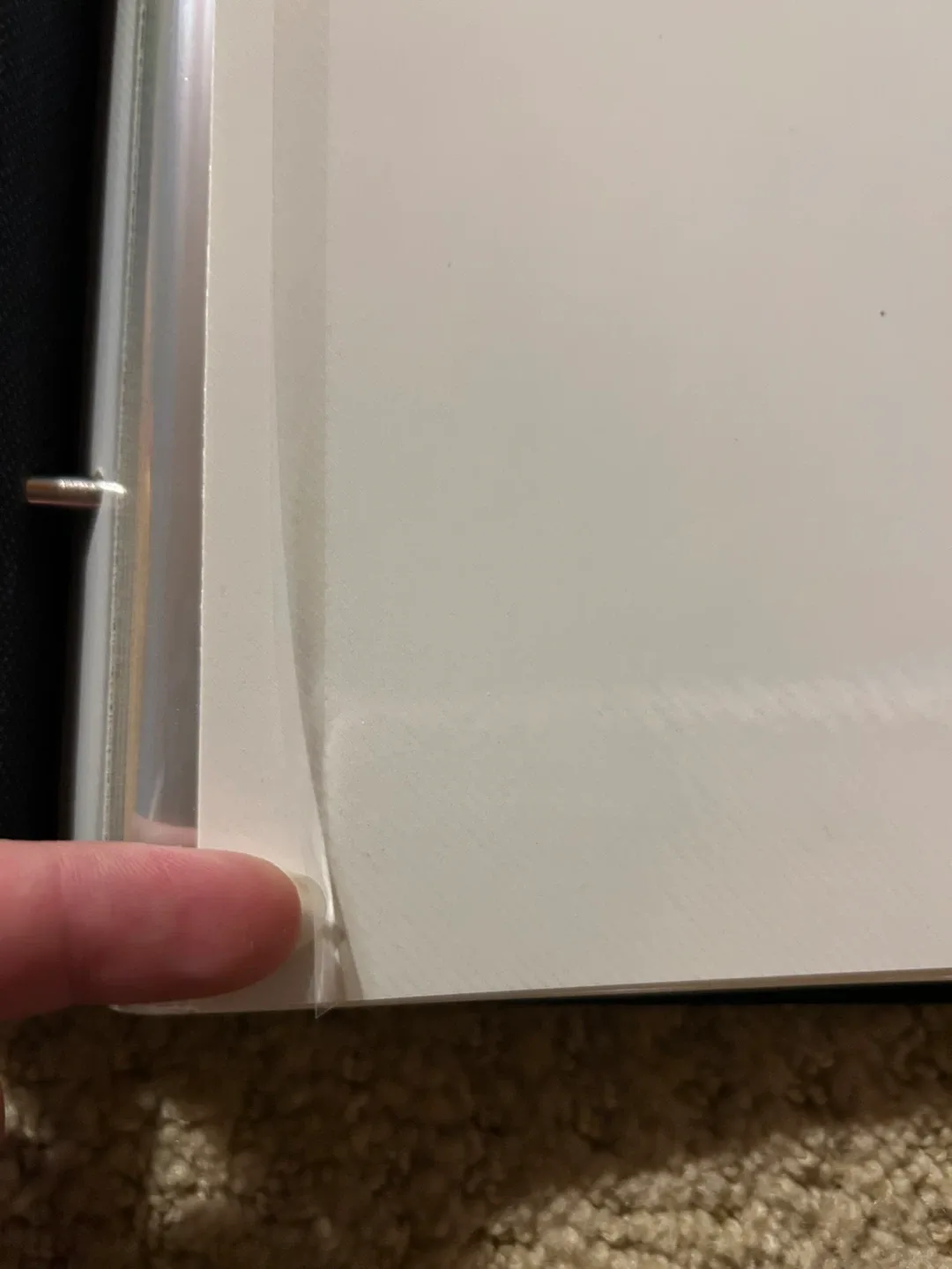 Peel and stick Photo Album - Black with Floral Design image indicator(3)