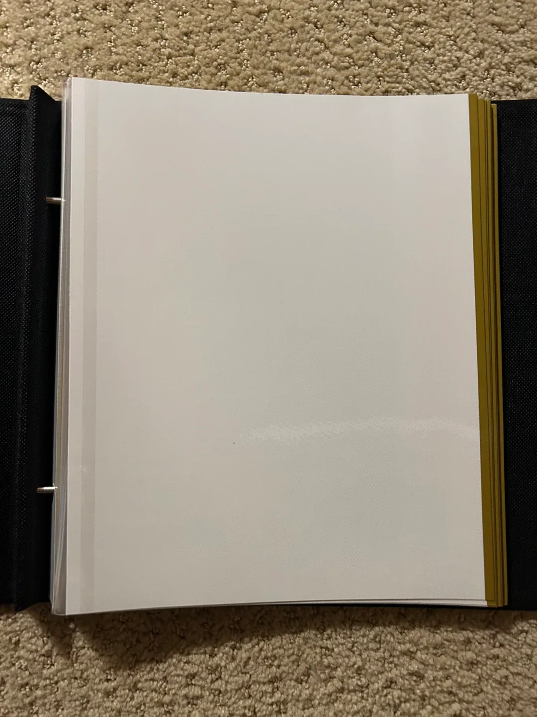 Peel and stick Photo Album - Black with Floral Design image indicator(2)