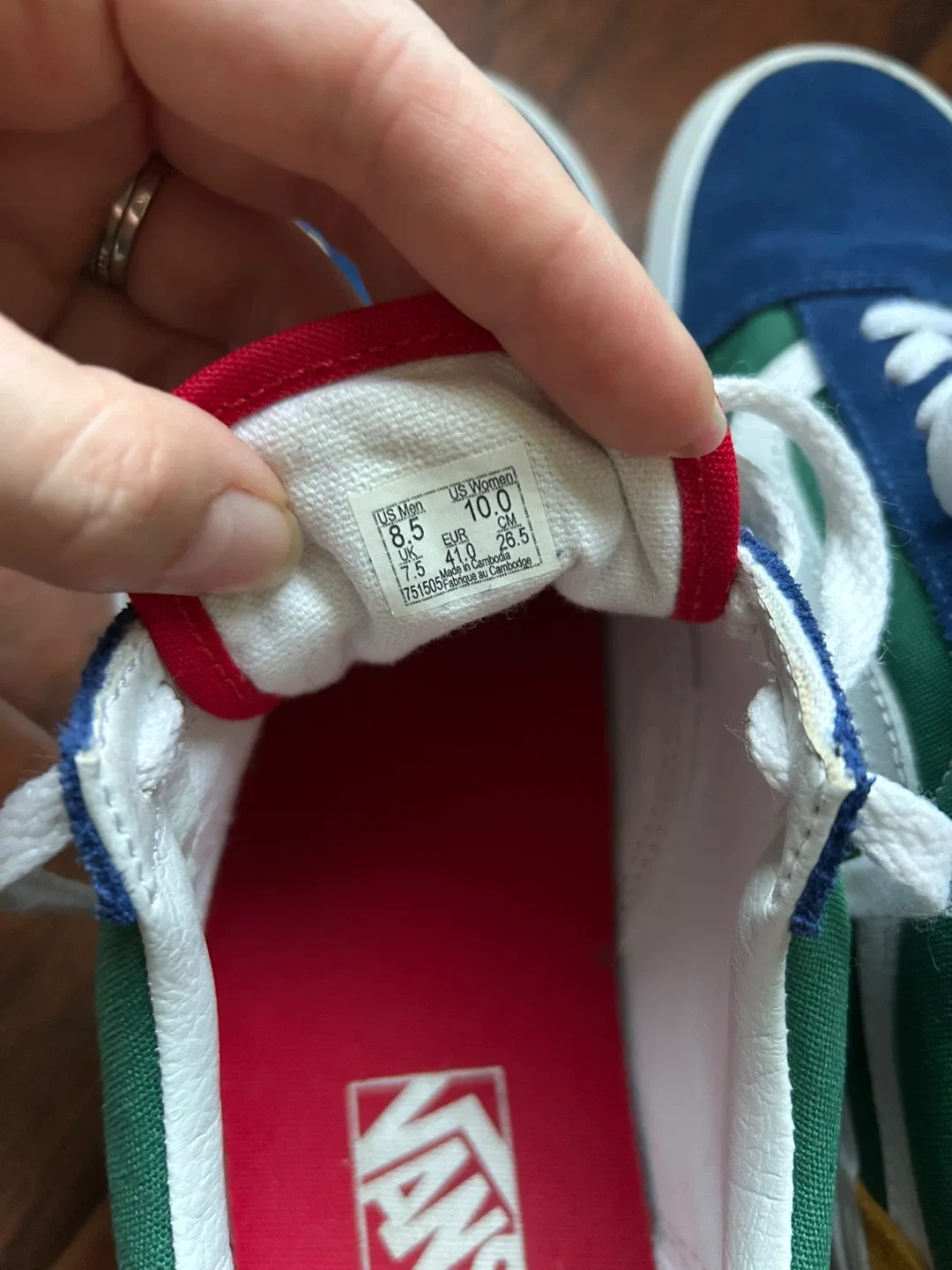 Vans Old Skool Patchwork Sneakers - mens 8.5 woman’s 10 image indicator(3)