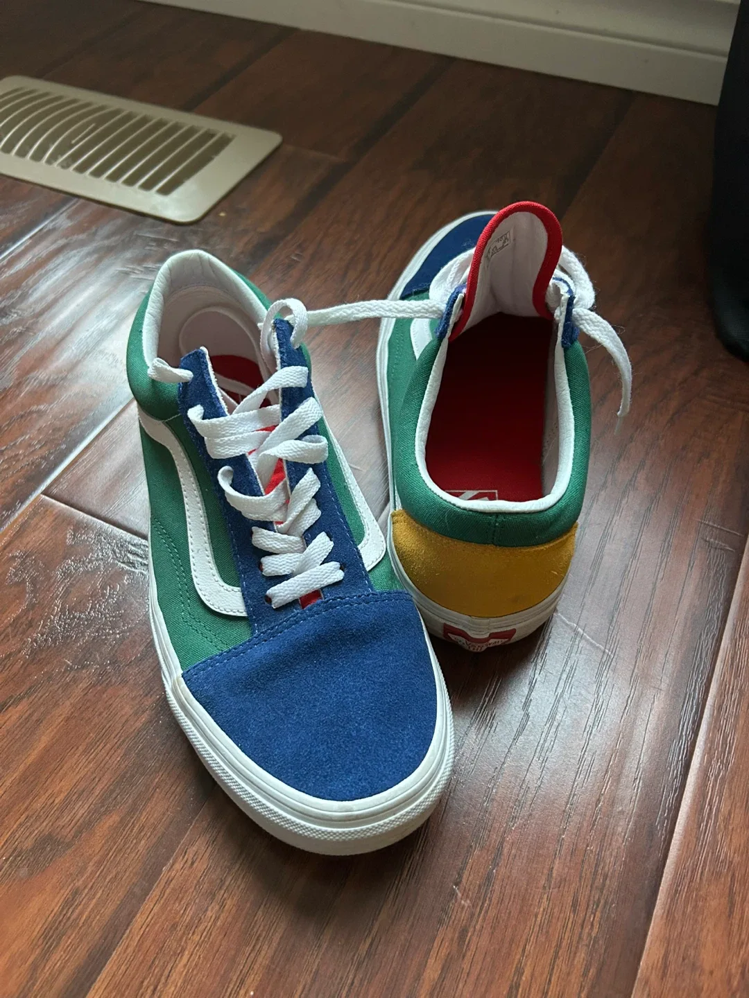 Vans Old Skool Patchwork Sneakers - mens 8.5 woman’s 10 image indicator(7)