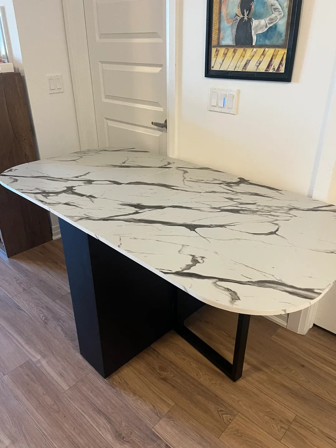 Foldable Drop Leaf Dining Table for 6 Seater image indicator(2)