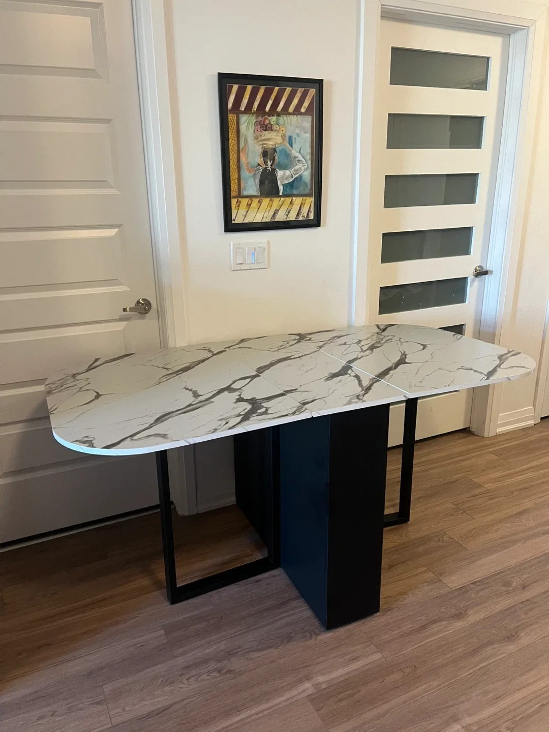 Foldable Drop Leaf Dining Table for 6 Seater image indicator(3)