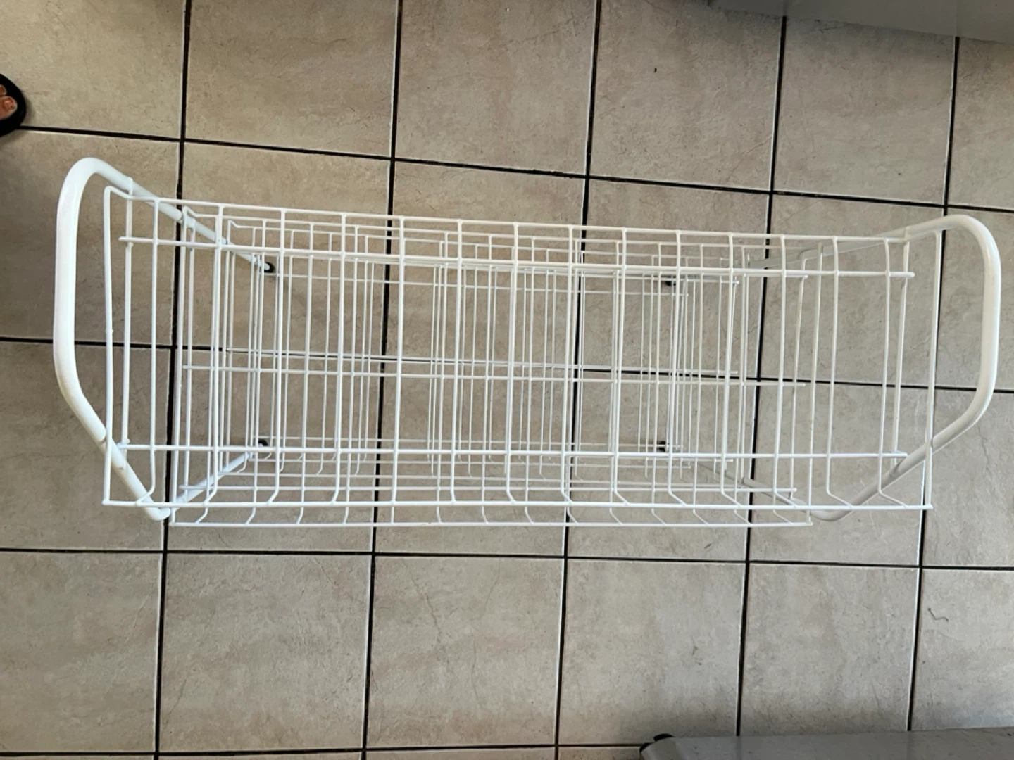 White Metal Shoe Rack - Great Condition! - photo 2
