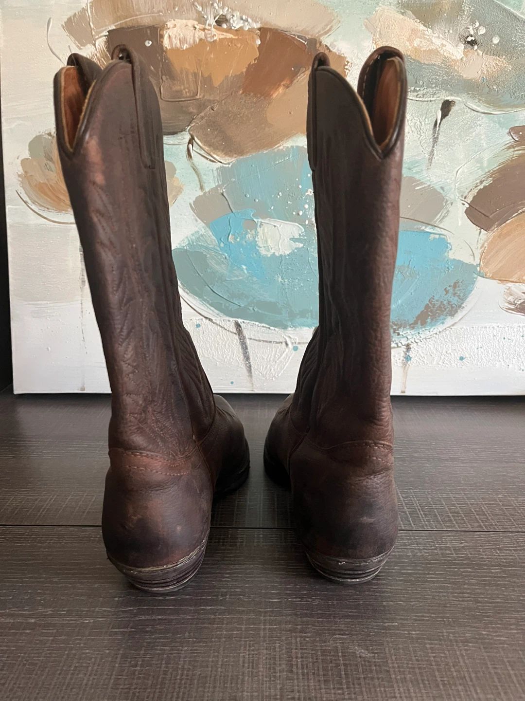 Women’s Prospector Leather Cowboy Boots -size 7C - photo 4