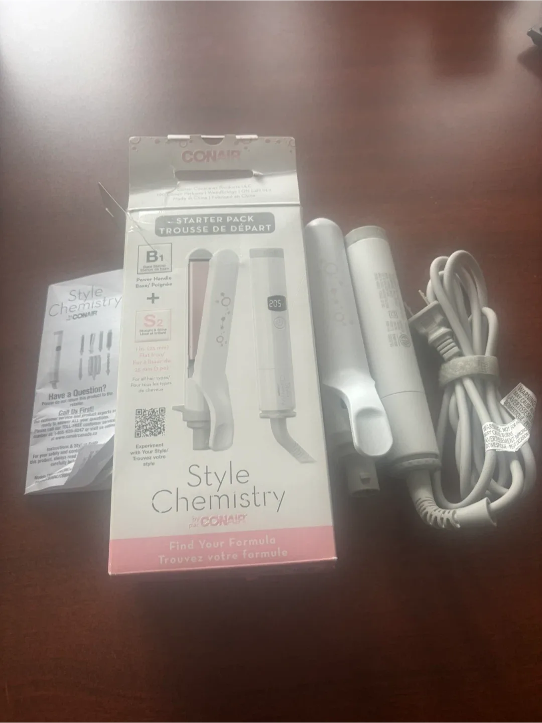 Conair Style Chemistry Flat Iron – Never used image indicator(2)