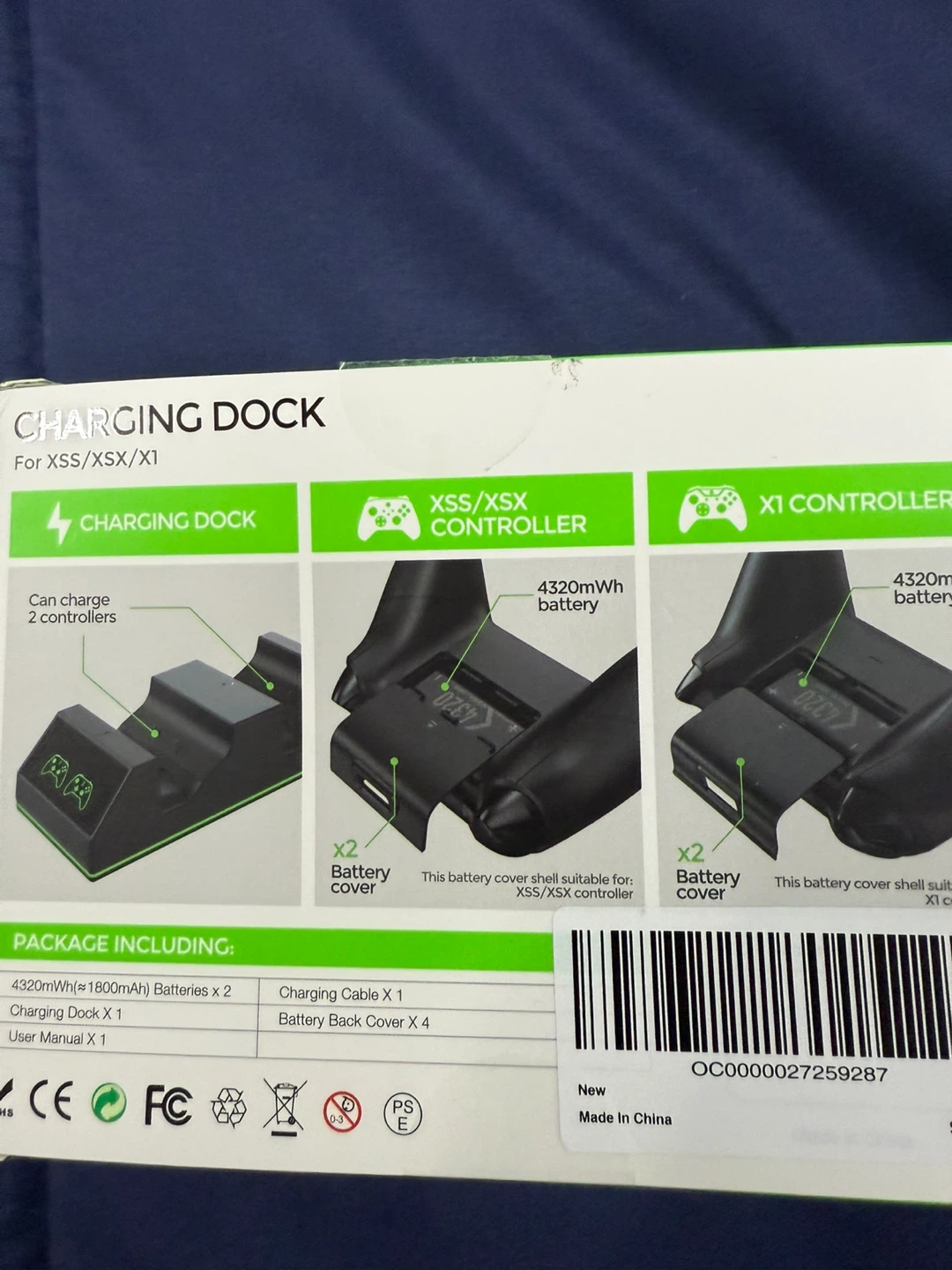 Charging Dock for Xbox Series X/S/X1