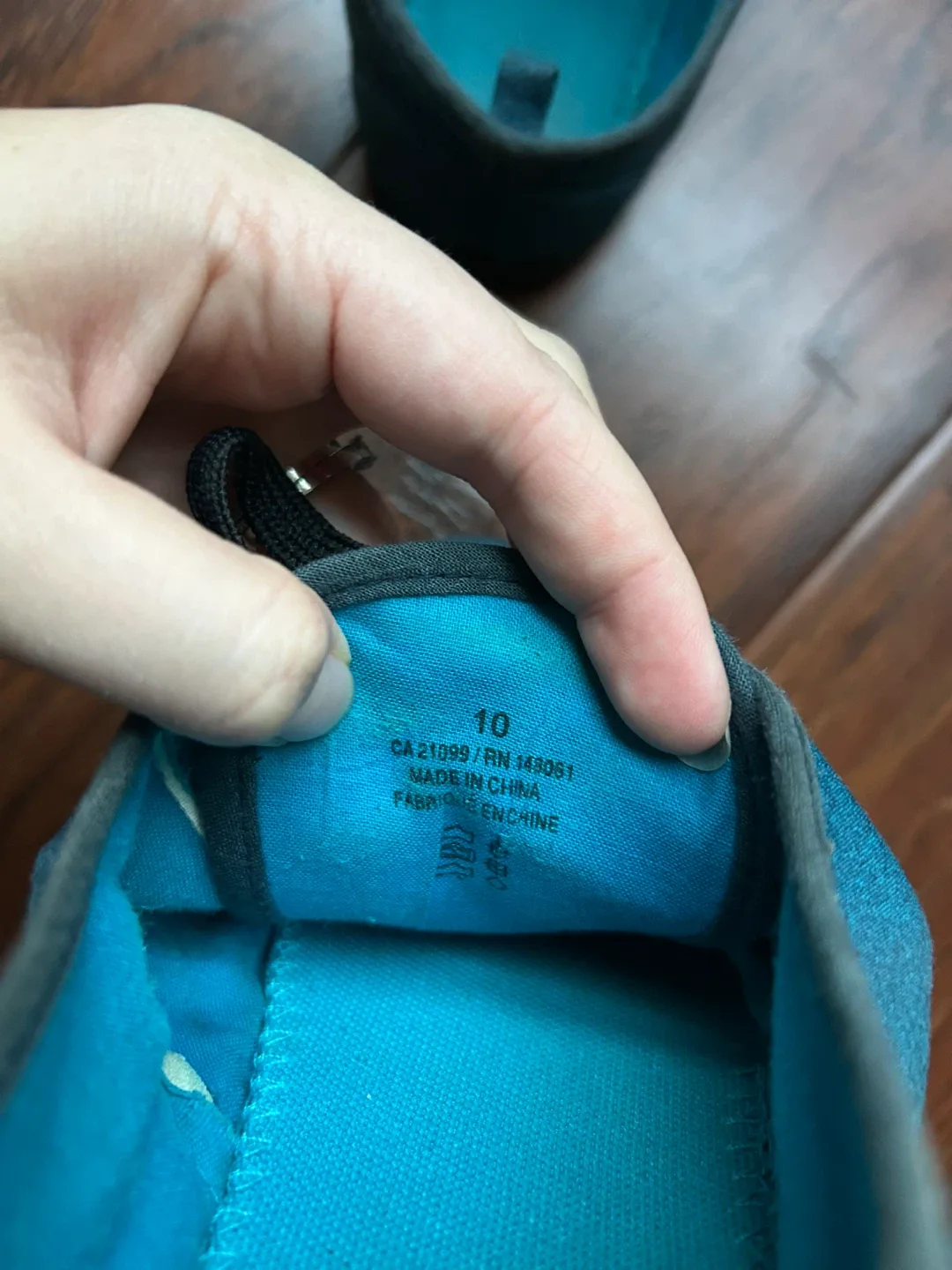 Blue Canvas Shoes - Size 10 image indicator(3)