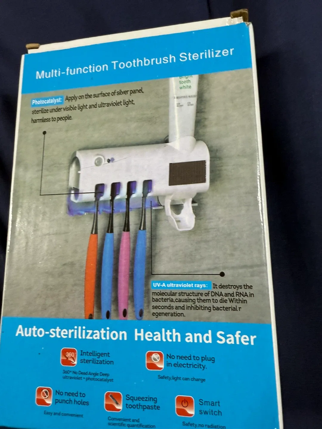 Multi-function Toothbrush Sterilizer image indicator(2)