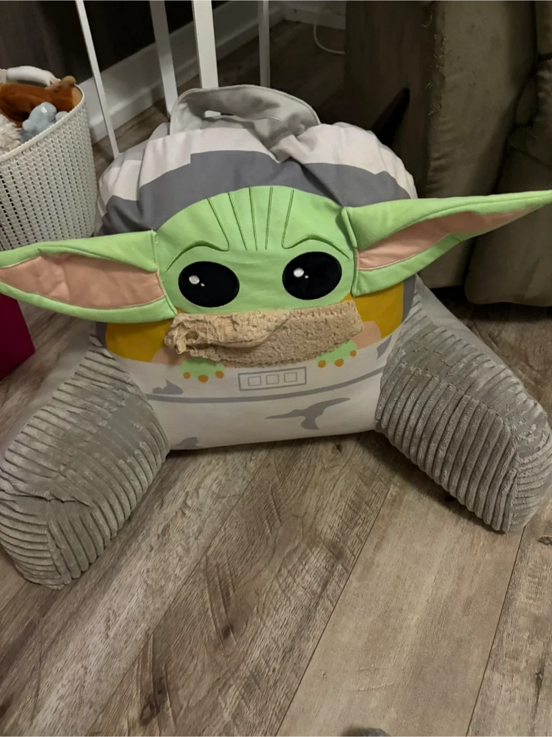 Star Wars The Mandalorian Grogu Bedrest Pillow image indicator(2)