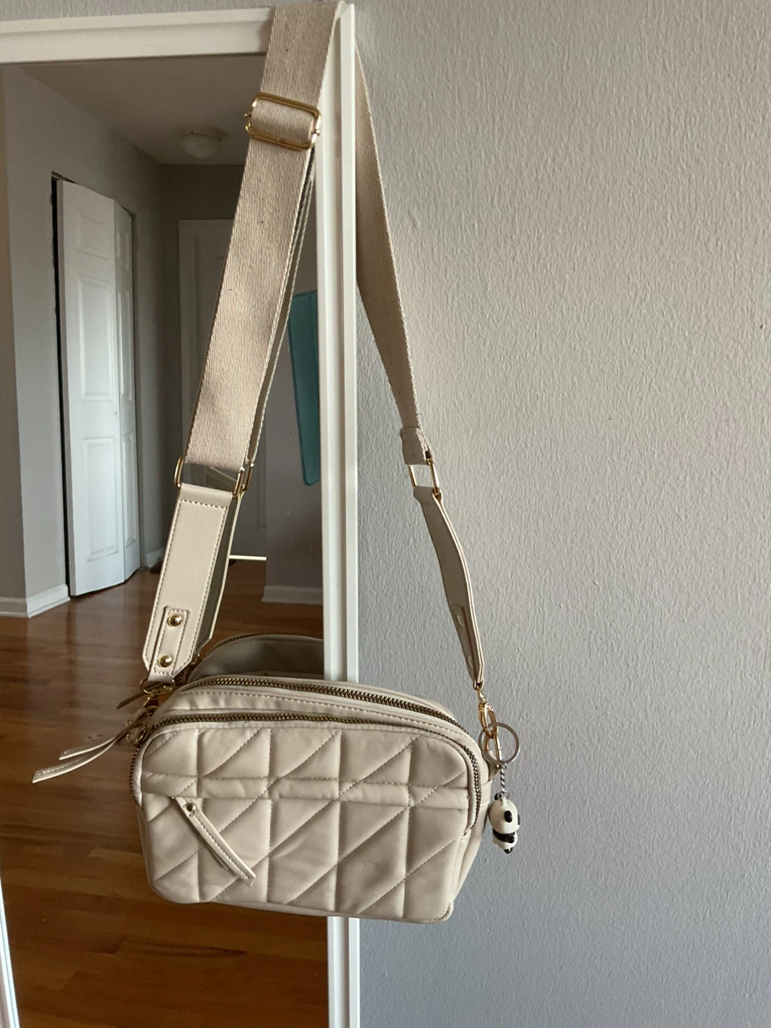 Primark white crossbody bag