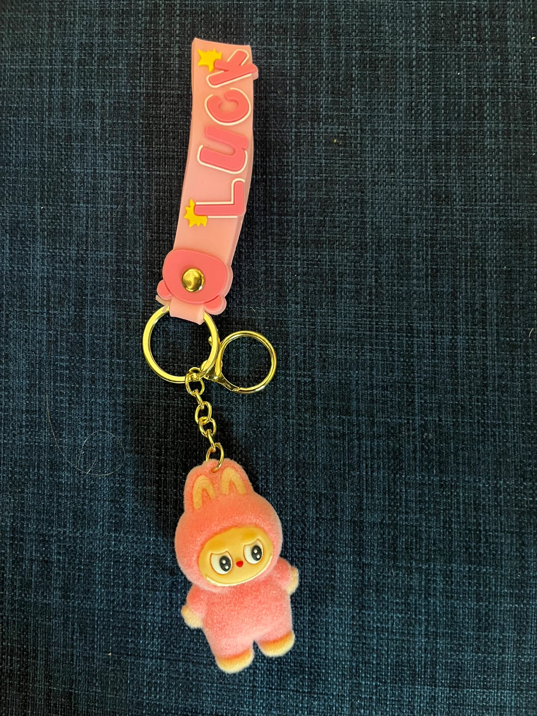 Pink labubu Keychain