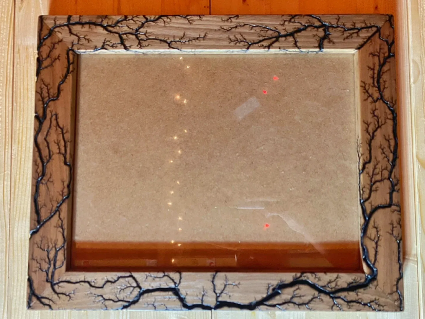 Fractal Burned Walnut Picture Frame image indicator(2)