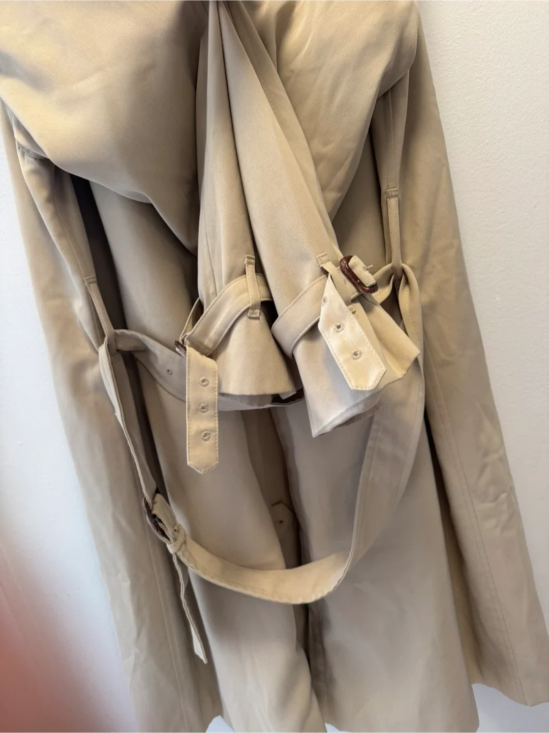 Hilary Radley Beige Trench Coat image indicator(4)