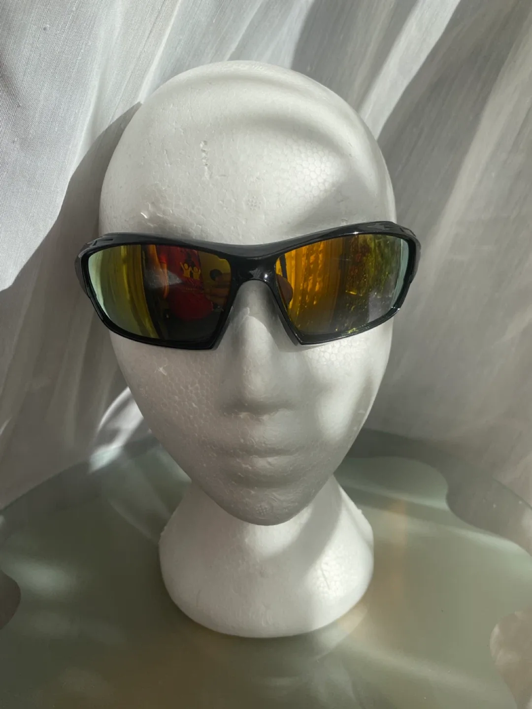 Sunglasses Black Frame Red Accents thumbnail