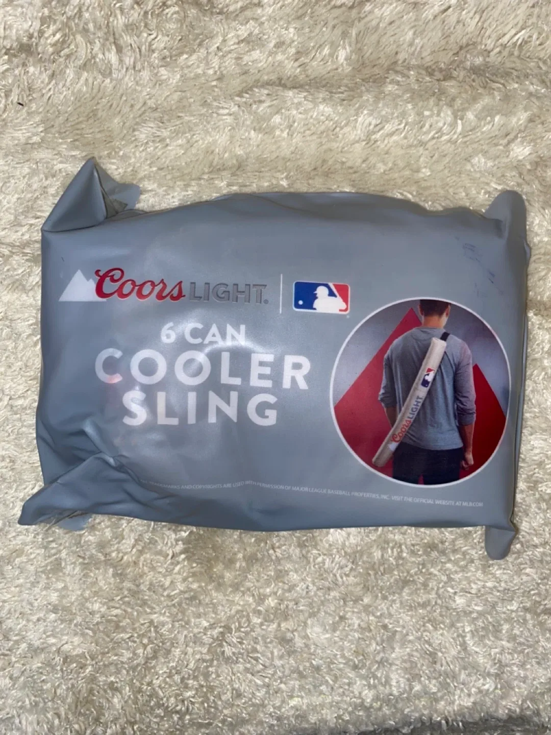 Coors Light 6 Can Cooler Sling - New