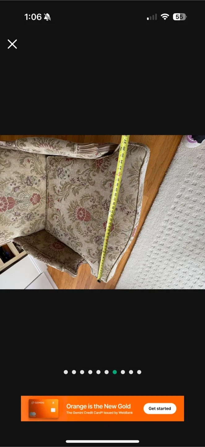 Floral Patterned Armchair image indicator(7)