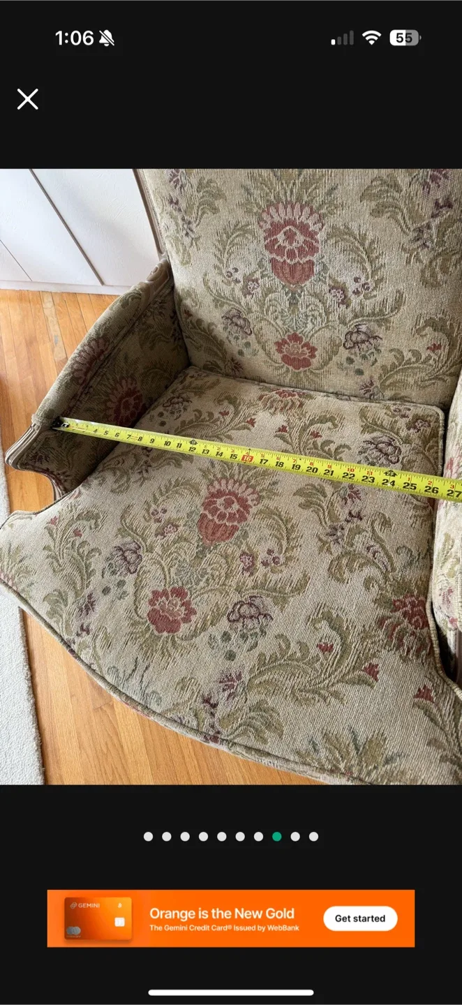 Floral Patterned Armchair image indicator(8)