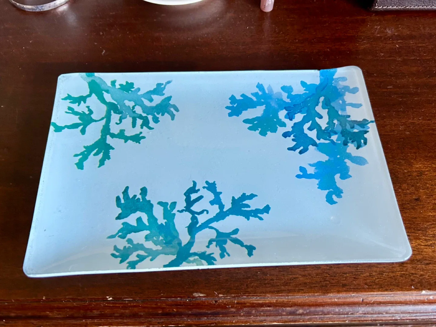 Decorative Glass Tray image indicator(2)