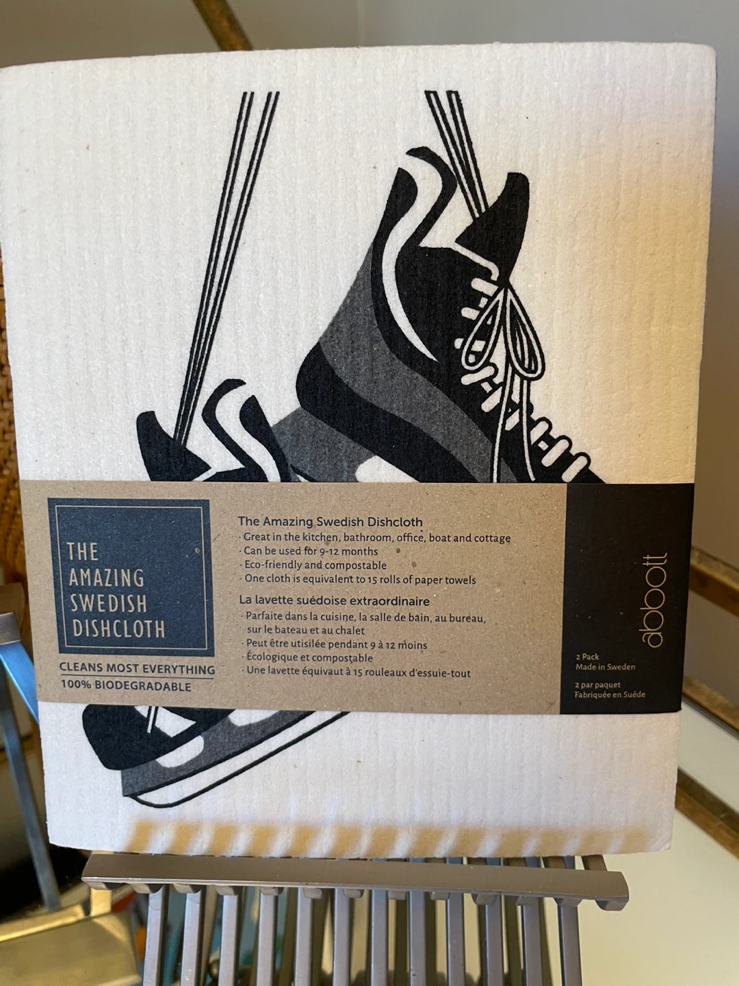 Hockey Swedish Dishcloths pack of 2 NEW - photo 2