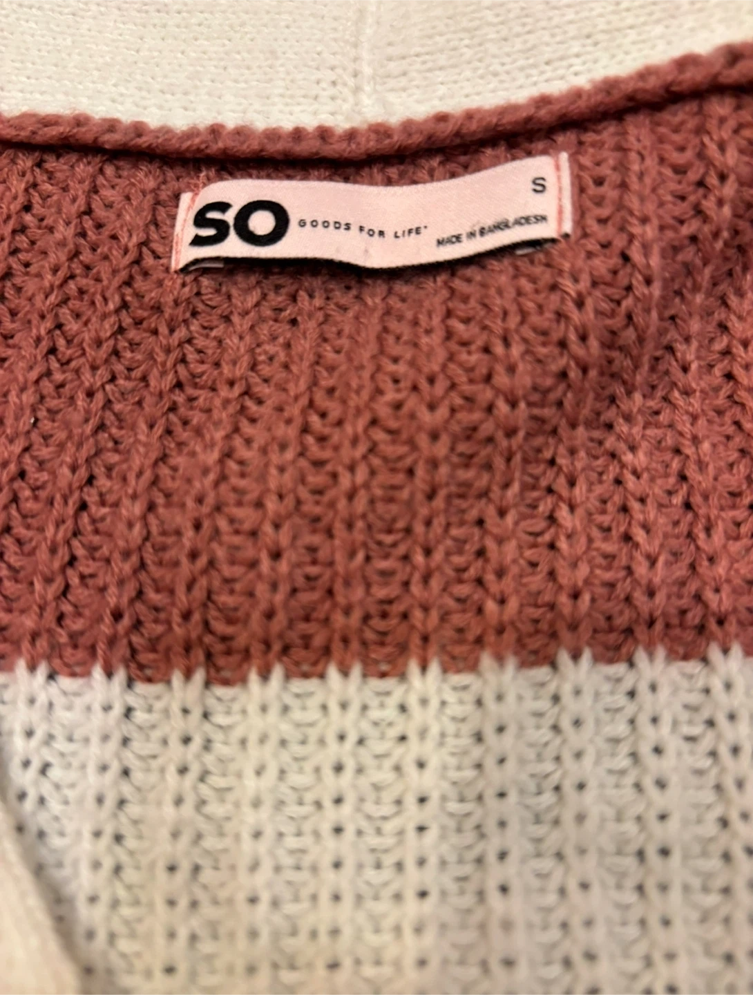 SO Striped Cardigan - Size Small - photo 3