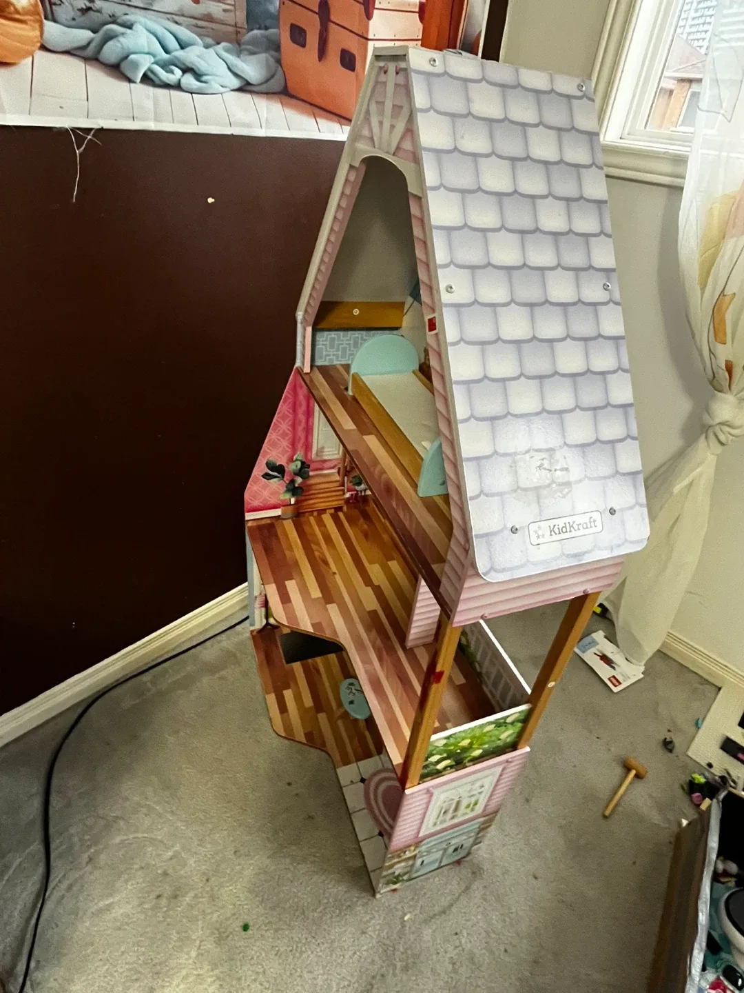 KidKraft Dollhouse (large)- Pink & White image indicator(4)