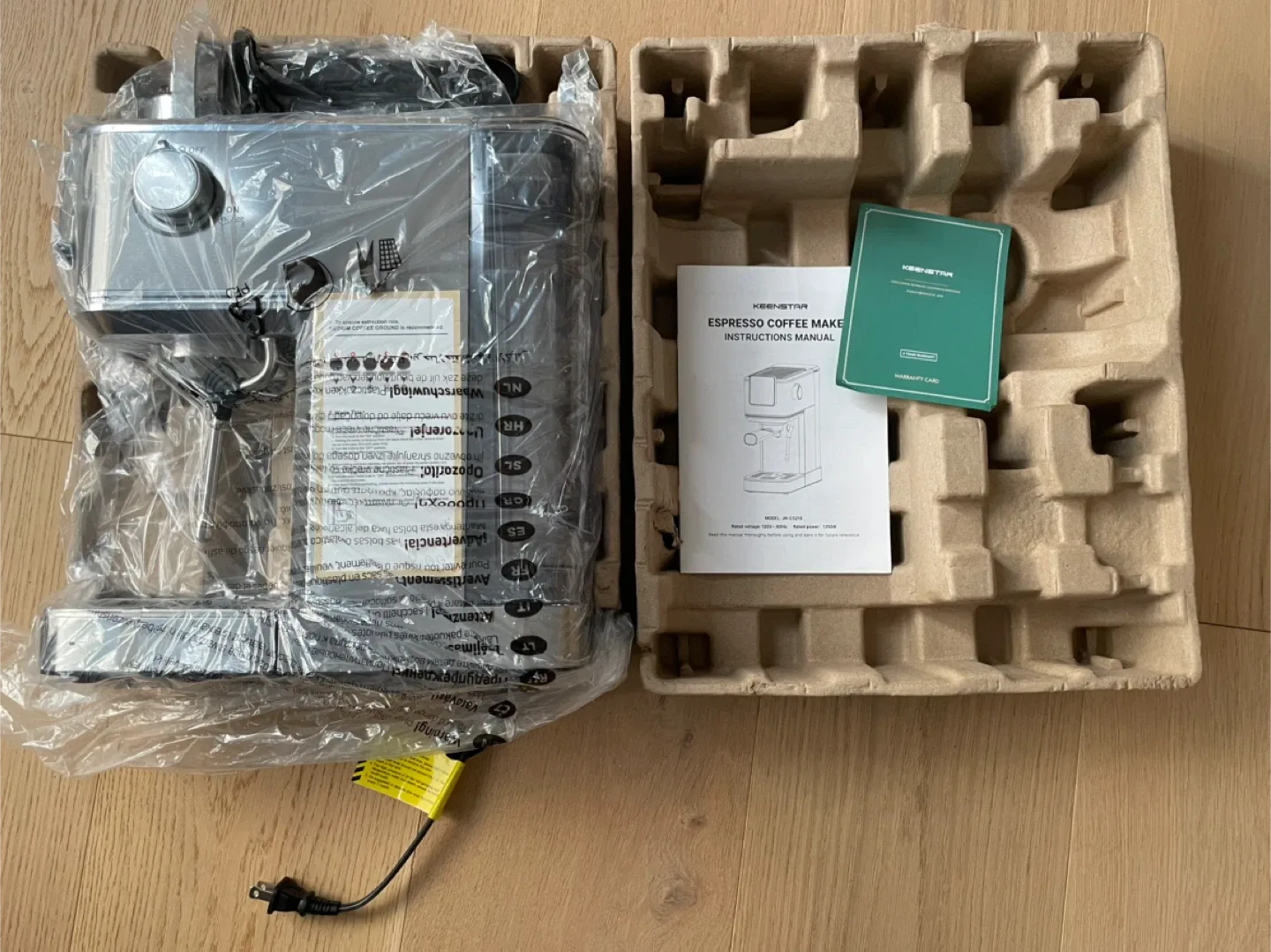 Espresso Coffee Maker, Digital Control Panel JH-C5210 *NEW* image indicator(9)