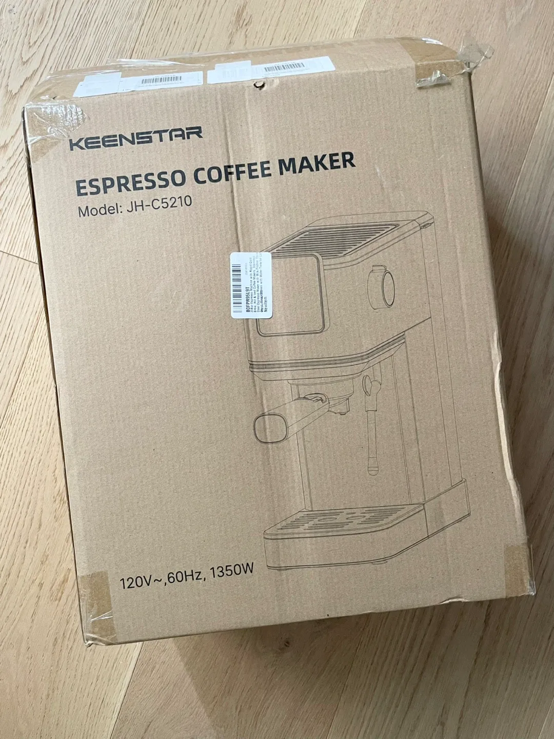 Espresso Coffee Maker, Digital Control Panel JH-C5210 *NEW* image indicator(10)