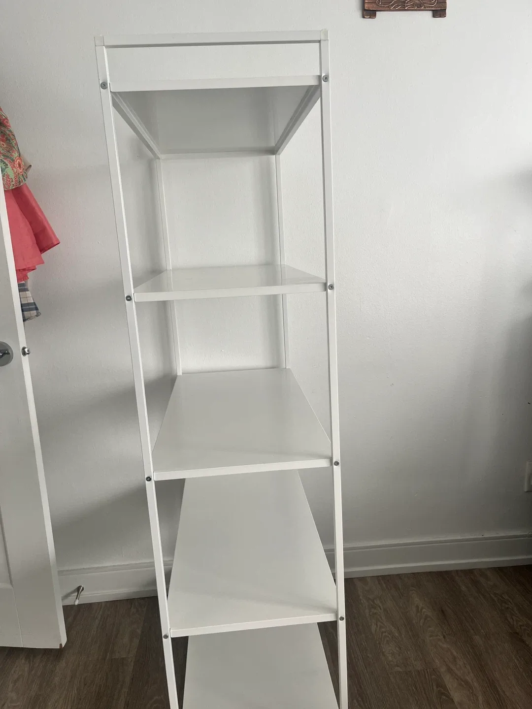 IKEA White Metal Shelf Unit image indicator(2)