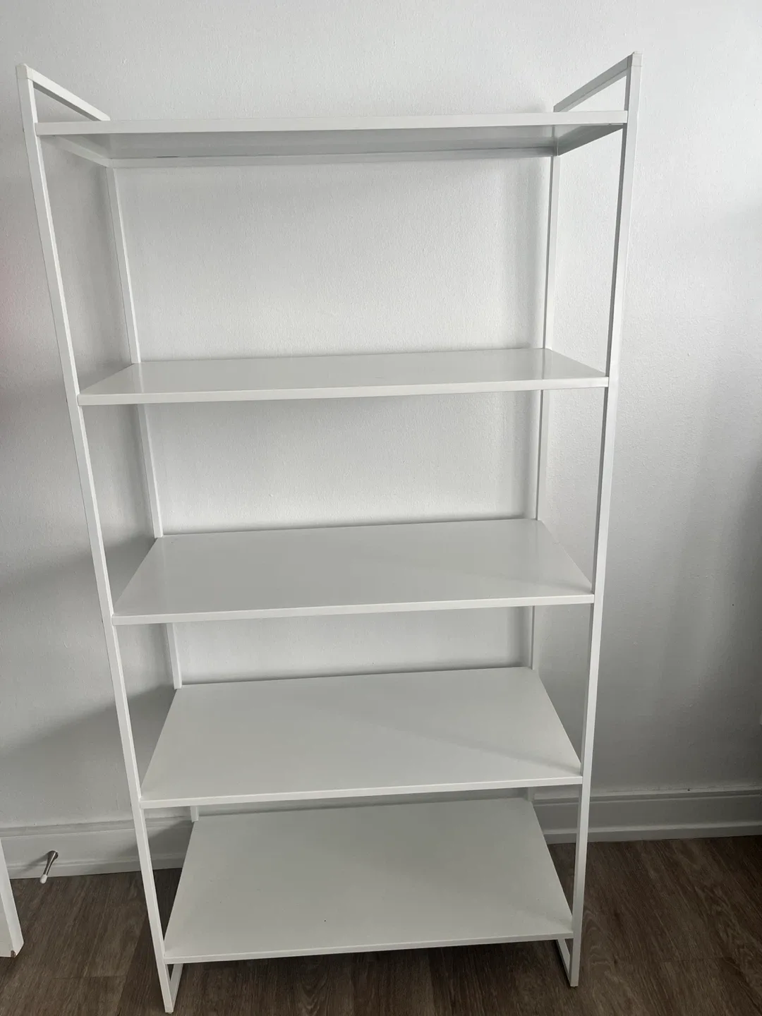 IKEA White Metal Shelf Unit thumbnail