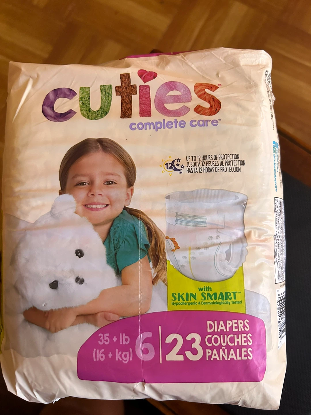 Cuties Complete Care Diapers, Size 6 (35+ lb)