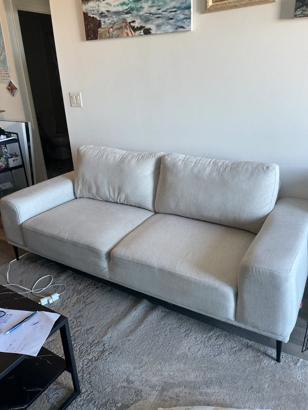 Beige Sofa - Great Condition! thumbnail