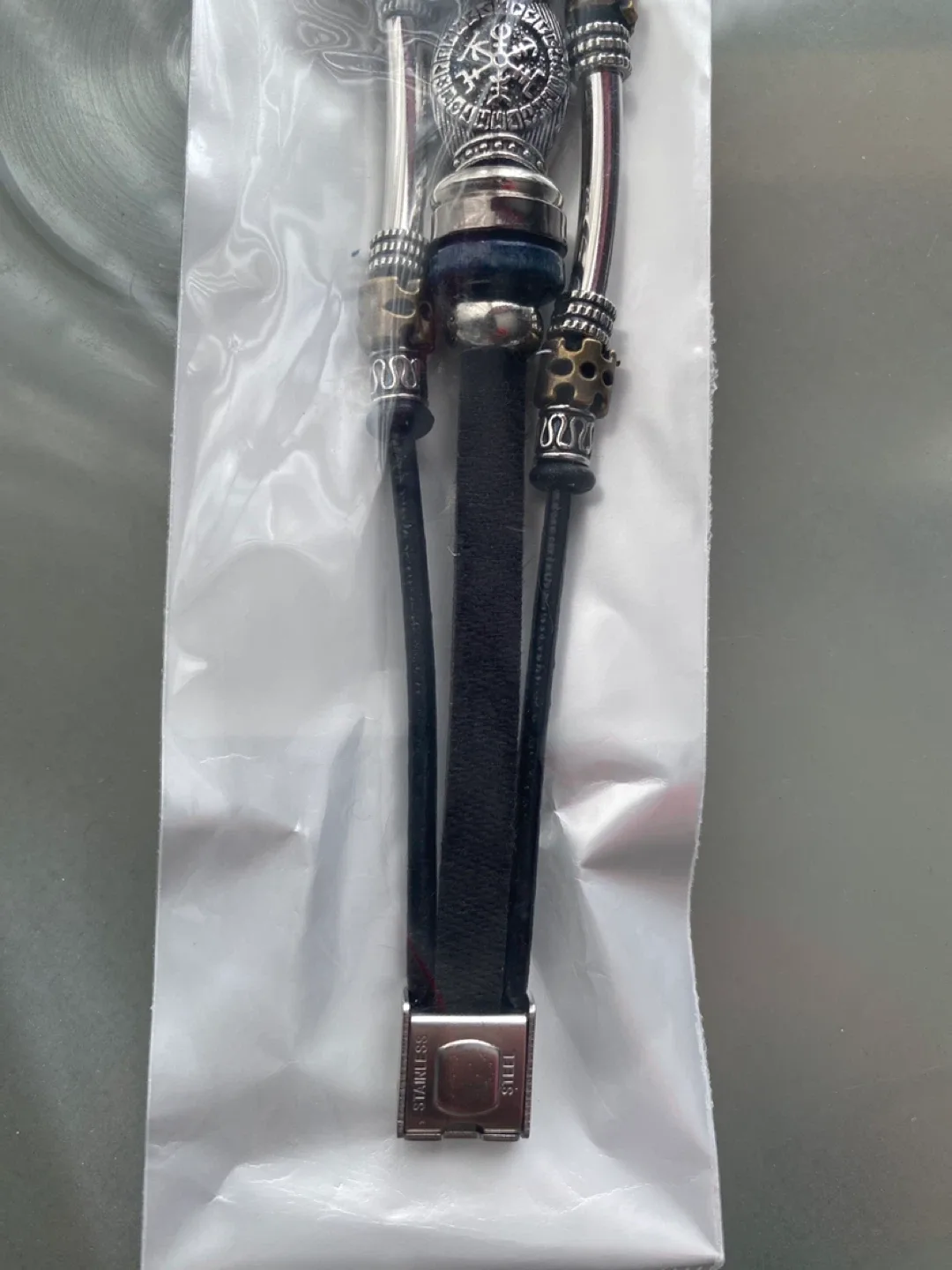 Calligraphy Black Bracelet - New thumbnail