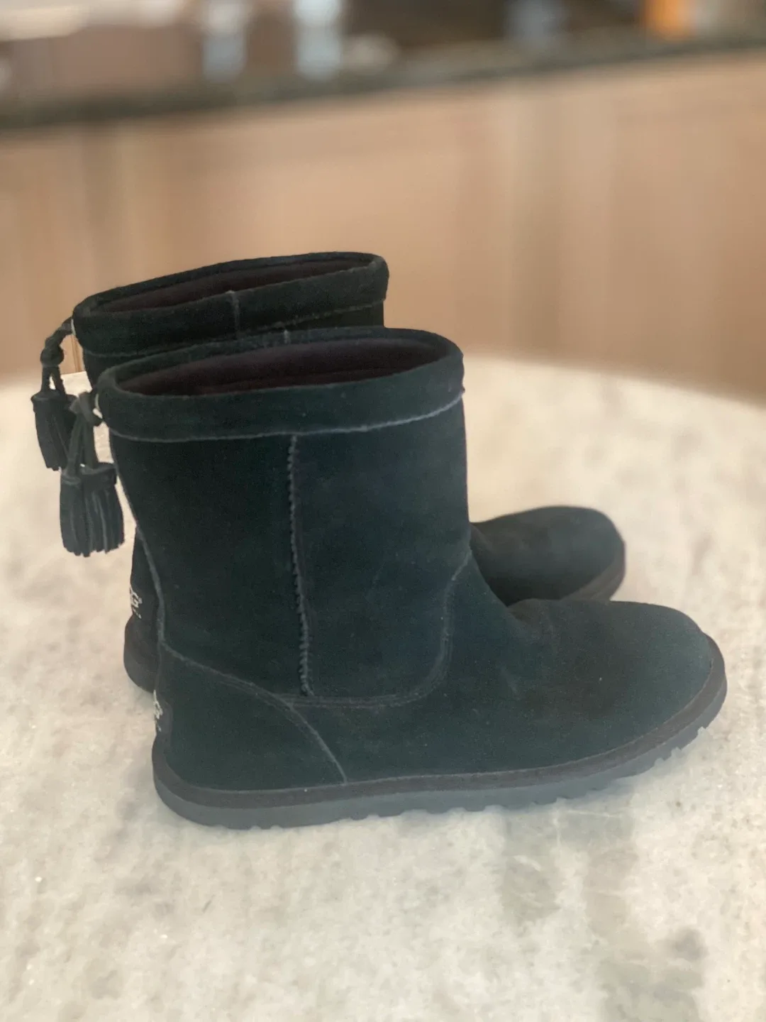 UGG Australia Black Suede Boots image indicator(2)