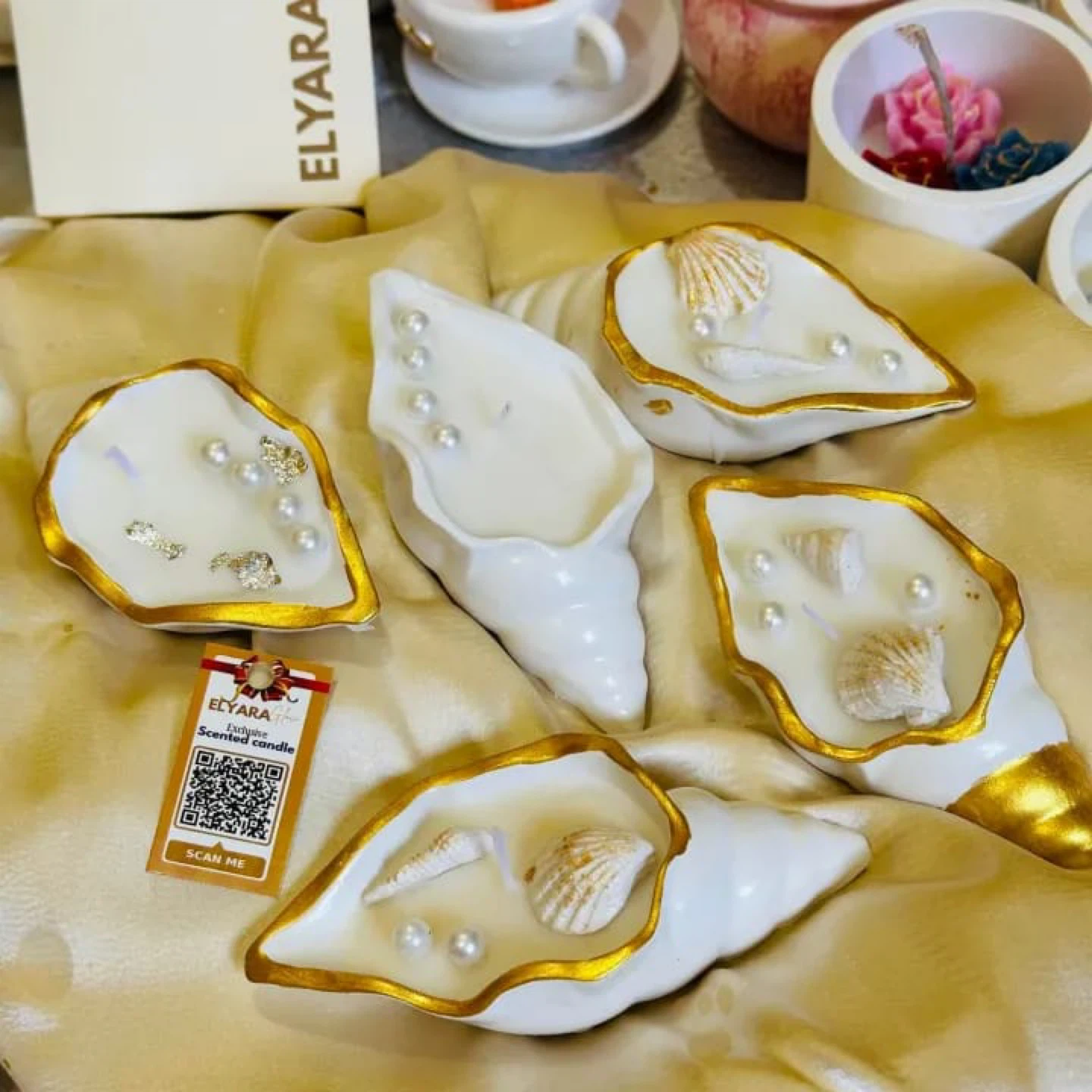 Elyara Scented Shell Candle - photo 5