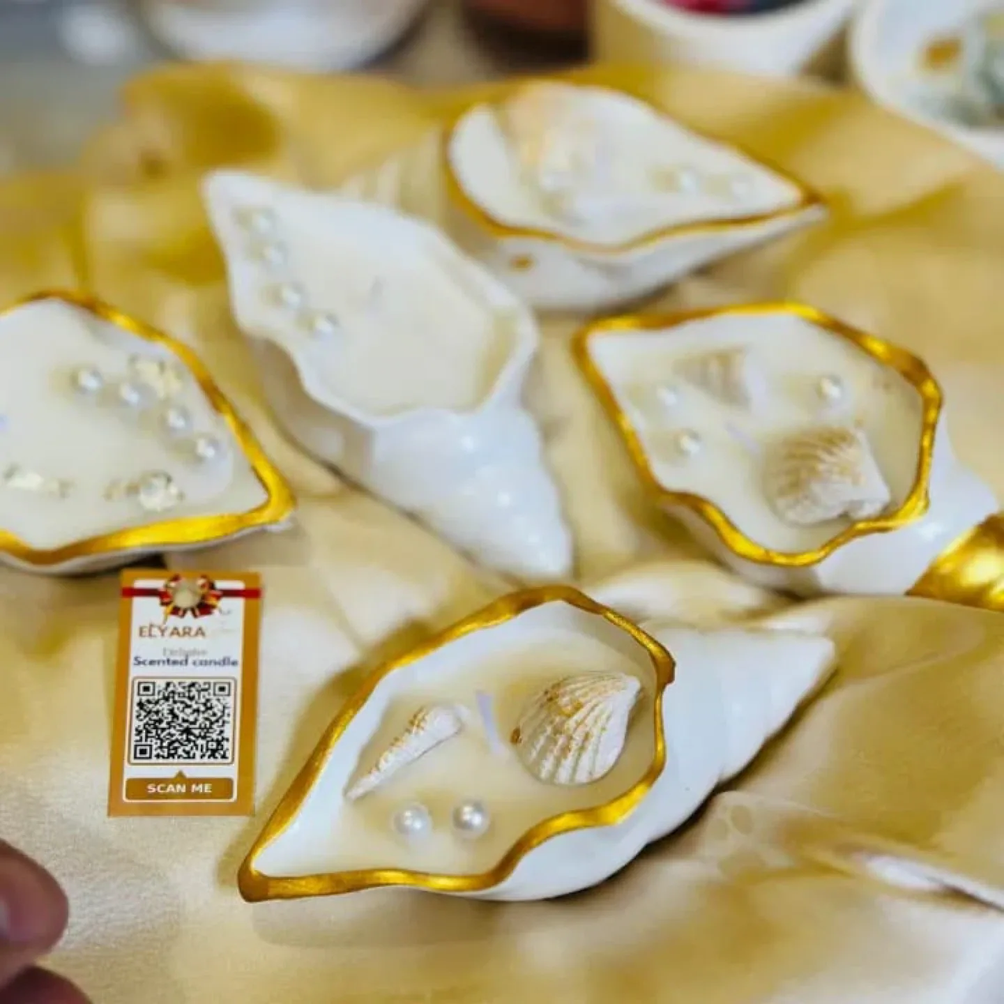 Elyara Scented Shell Candle image indicator(2)