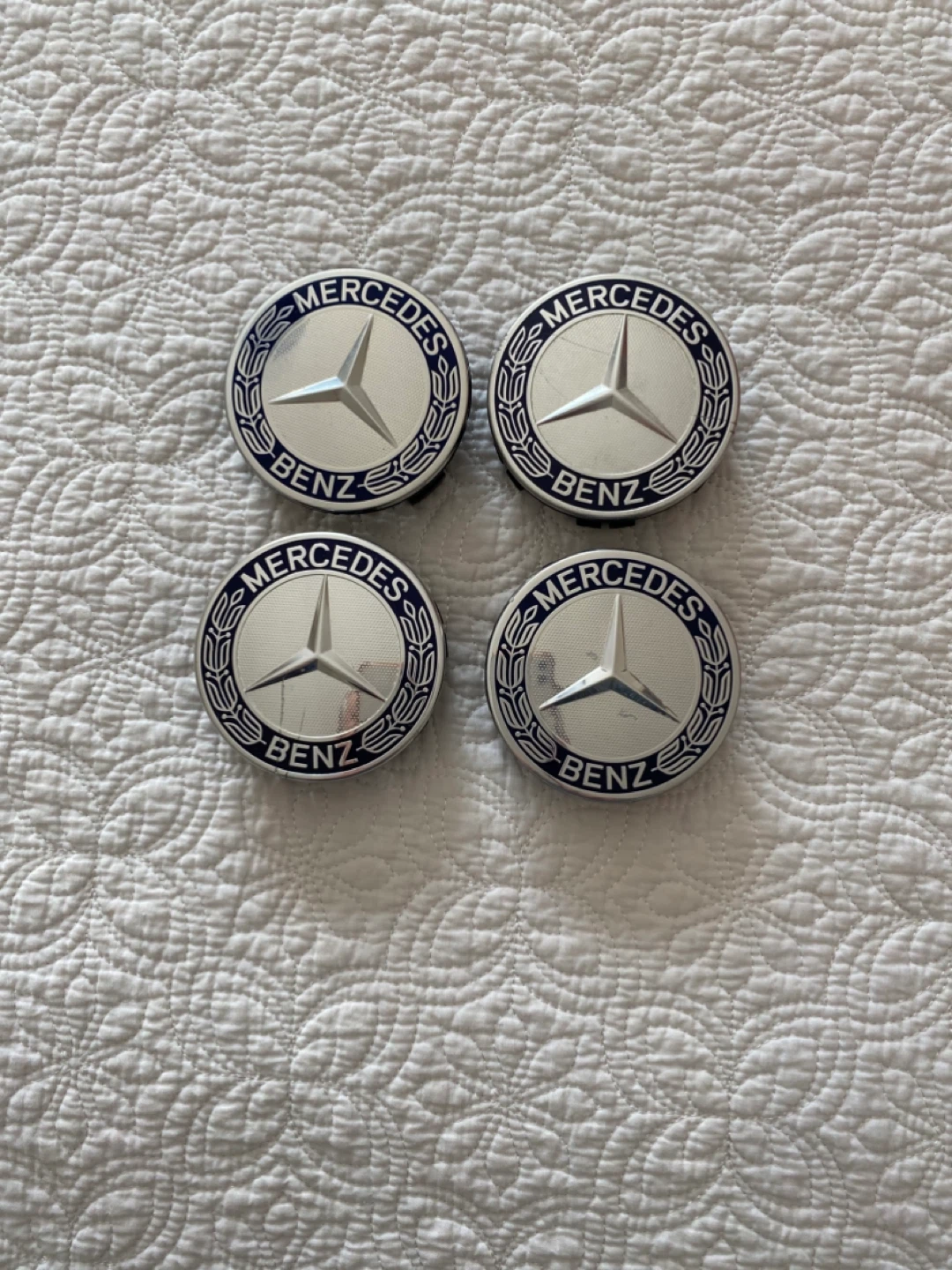 Mercedes Benz Wheel Center Caps - Set of 4